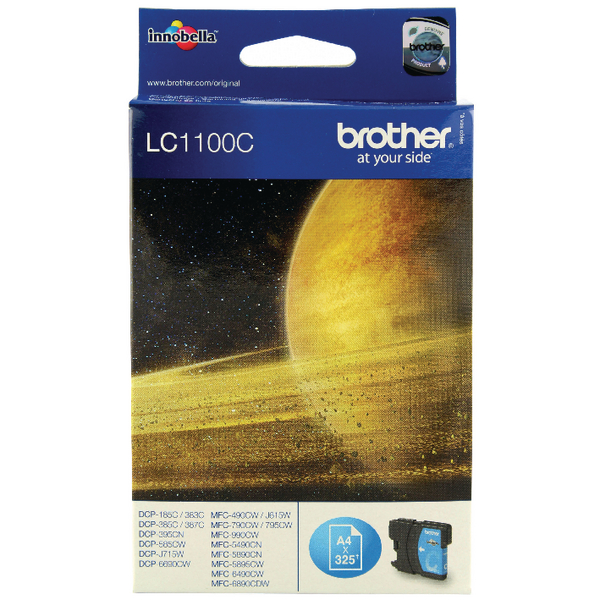 Brother LC1100C Cyan Inkjet Cartridge LC-1100C