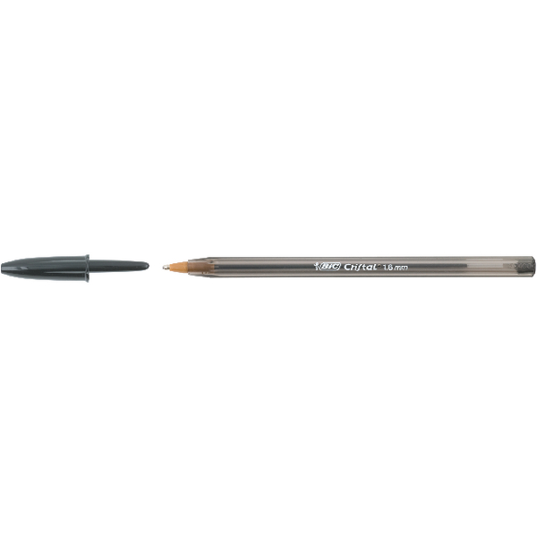 Bic Cristal Large Ball Pens Black Pk50 - OneStopStationery