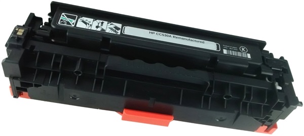 HP CC530A 304A Black Toner Cartridge Remanufactured
