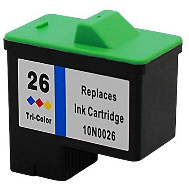 Remanufactured Lexmark 10N0026E (26) Colour Ink Cartridge