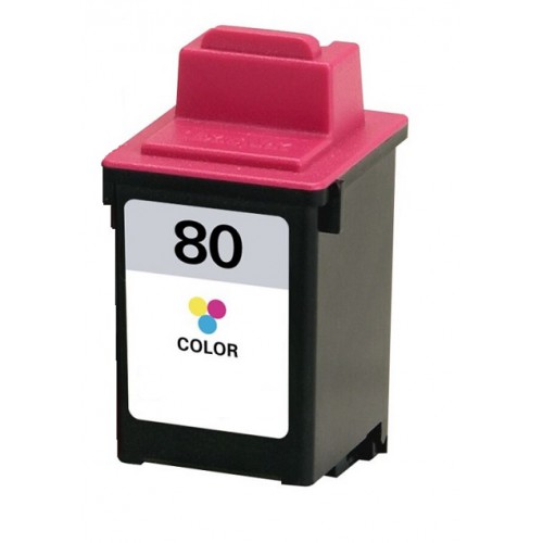 Remanufactured Lexmark 12A1980 (80) Colour Ink Cartridge