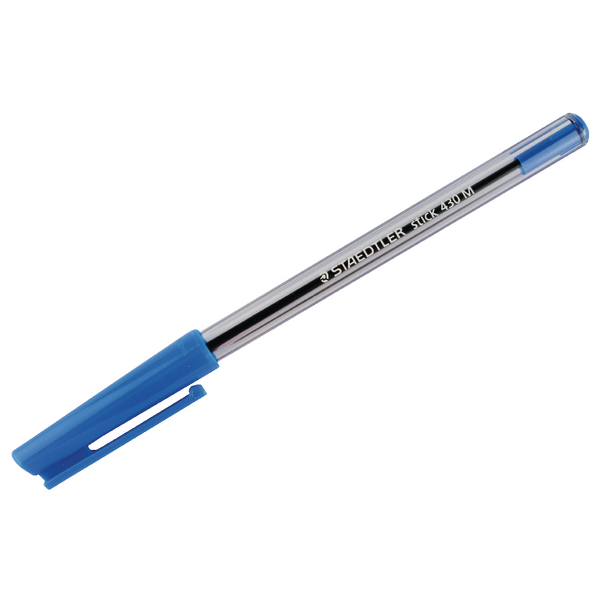 Staedtler Stick Ball Point Pen Medium Blue Pack of 10 430 M3