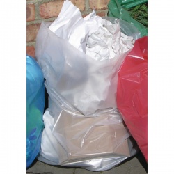 2Work Clear Polythene Bags On a Roll (Pack of 250) 2W06255