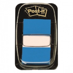 Post-it Blue Index Tabs 25mm (12 Packs of 50) 680-2