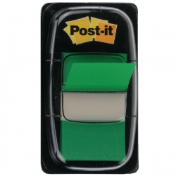 Post-it Green Index Tabs 25mm (12 Packs of 50) 680-3