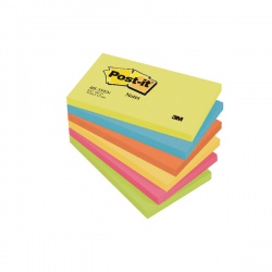 Post-it Notes 76 x 127mm Energy Colours (Pack of 6) 655TF
