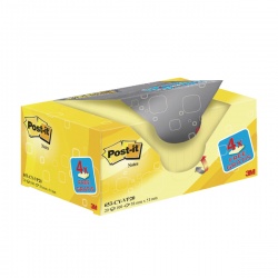 Post-it Notes 38 x 51mm Canary Yellow Value Pack (Pack of 20) 653CY-VP20