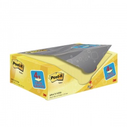 Post-it Notes 76 x 127mm Canary Yellow Value Pack (Pack of 20) 655CY-VP20