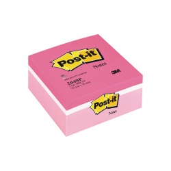 Post-it Notes Colour Cube Pink 76 x 76mm 2040P