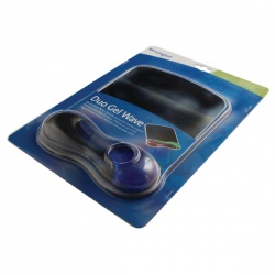 Kensington Blue/Smoke Duo Gel Wrist Rest Mouse Pad 62401