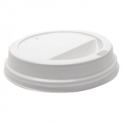 35cl White Lids for Rippled Hot Cup (Pack of 1000) HHLIDS12