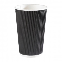 35cl Black Ripple Cup (Pack of 500) HHRWPA12