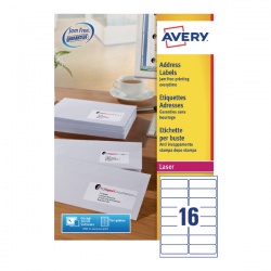 Avery White Quick Peel Address Labels 99x34mm (Pack of 4000) L7162-250