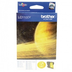 Brother Yellow Inkjet Cartridge LC1100Y