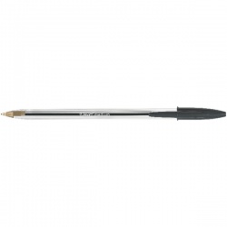 Bic Cristal® Medium Ballpoint Black Pen(Pack of 50) 837363
