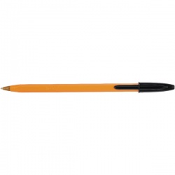 Bic Orange Fine Ballpoint Black PenInk (Pack of 20) 1199110114