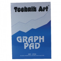 Technik Art A4 Graph Pad 5mm Quadrille 40 Leaf XPG6