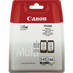 Canon PG-545XL/CL-546XL Inkjet Cartridges (Pack of 2)