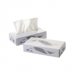 Facial Tissue 100 Sheet Cream Box (Pack of 36) KMAX10011