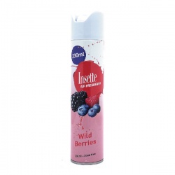 Insette 330ml Wild Berry Air Freshener Aerosol (Pack of 2)