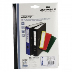 Durable Blue Ordofix File Spine Label (Pack of 10) 8090/06
