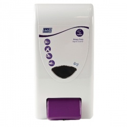 Deb Stoko White and Purple Cleanse Heavy 4000 Washroom Dispenser HVY4LDPEN