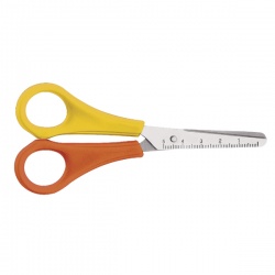 Westcott Left Handed Scissors 130mm Yellow and Orange (Pack of 12) E-21593 00