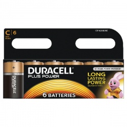 Duracell Plus Battery C (Pack of 6) 81275434