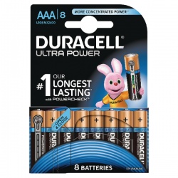 Duracell Ultra Power AAA Batteries (Pack of 8) 15071690