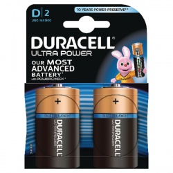 Duracell Ultra Power D Batteries (Pack of 2) 75051964