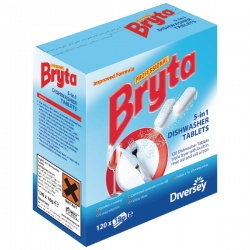 Bryta 5 in 1 Dishwasher Tabs 120pc (Pack of 4) 7519448