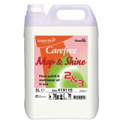 Carefree Mop and Shine Floor Polish 5 Litre (Pack of 2) 419110