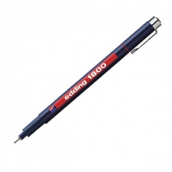 Edding Black Profipen 1800 0.1mm Technical Pen (Pack of 10) 1800-0.1-001