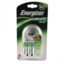 Energizer Base Battery Charger 4x AA Batteries 1300 MaH 632229