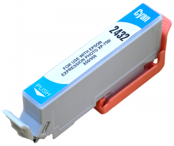Compatible Epson 24XL (C13T24324010) Cyan Ink Cartridge