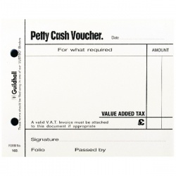 Guildhall Petty Cash Pad 100 Leaves White 103
