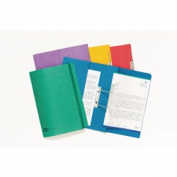 Europa Assorted Foolscap Pocket Spiral Files (Pack of 25) 3010Z