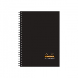 Rhodia Black A5 Wirebound Business Book (Pack of 3) 119233C