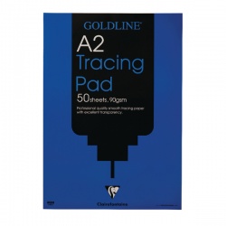 Goldline A2 Professional Tracing Pad 90gsm 50 Sheets GPT1A2