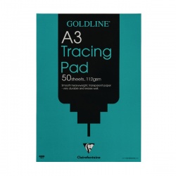 Goldline A3 Heavyweight Tracing Pad 112gsm 50 Sheets GPT3A3