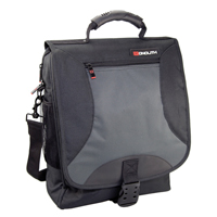 Monolith Multifunctional Nylon Laptop Backpack Black And Grey 2399