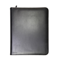 Monolith Conference Folder Zipped Leather A4 Black 2924