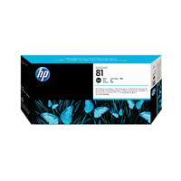 HP 81 Black Dye Print Head and Cleaner C4950A