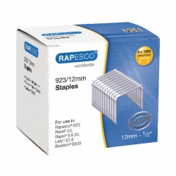 Rapesco Branded Staples 923 Series 12mm (Pack of 4000) S92312Z3