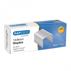 Rapesco Branded Staples 8mm 13/8mm (Pack of 5000) S13080Z3