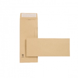 New Guardian Envelope 305x127mm 130gsm Manilla Peel and Seal Easy Open Manilla C27603 (Pack of 250)