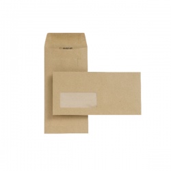 New Guardian DL Envelopes 80gsm Pocket Self Seal Window Manilla (Pack of 1000) D25311