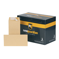 New Guardian DL Envelopes 80gsm Self Seal Manilla (Pack of 1000) H25411