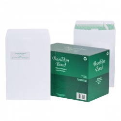 Basildon Bond C4 Envelopes 120gsm Peel and Seal (Pack of 250) M80120 with Garden Voucher Prize Draw