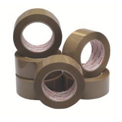 Polypropylene Brown Packaging Tape 50mm x 132m (Pack of 6)